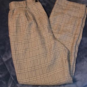 Requirements Petite Plaid Long Pants